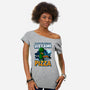 We Came For Pizza-Womens-Off Shoulder-Tee-LtonStudio