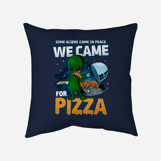 We Came For Pizza-None-Removable Cover w Insert-Throw Pillow-LtonStudio