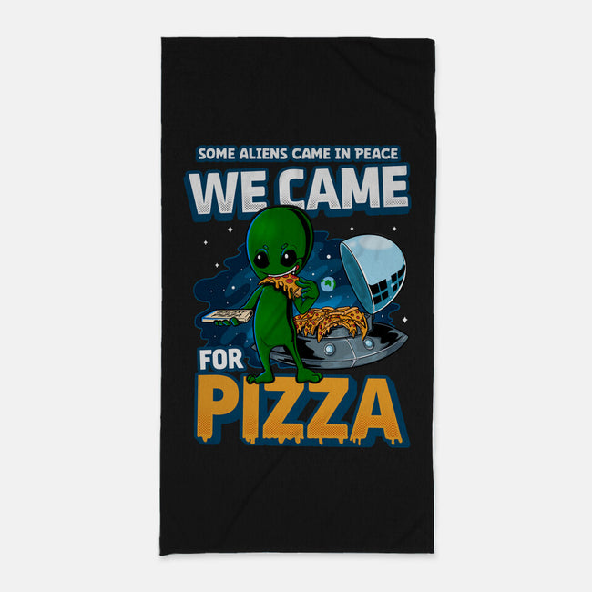 We Came For Pizza-None-Beach-Towel-LtonStudio