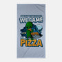 We Came For Pizza-None-Beach-Towel-LtonStudio