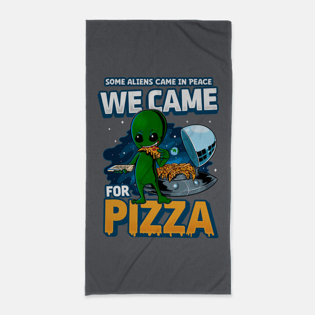 We Came For Pizza-None-Beach-Towel-LtonStudio