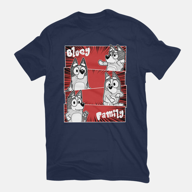 The Bluey Family-Womens-Basic-Tee-Astrobot Invention