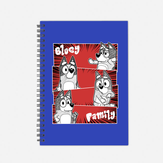 The Bluey Family-None-Dot Grid-Notebook-Astrobot Invention