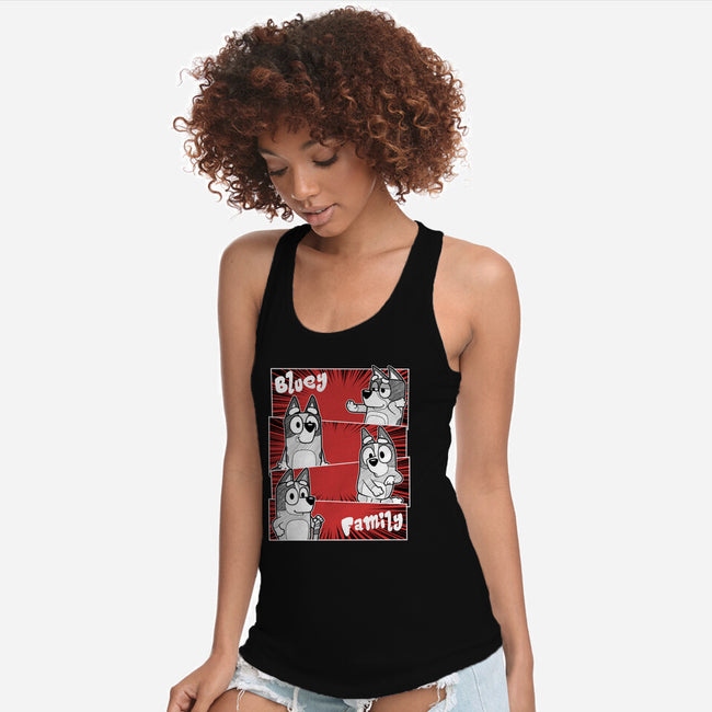 The Bluey Family-Womens-Racerback-Tank-Astrobot Invention