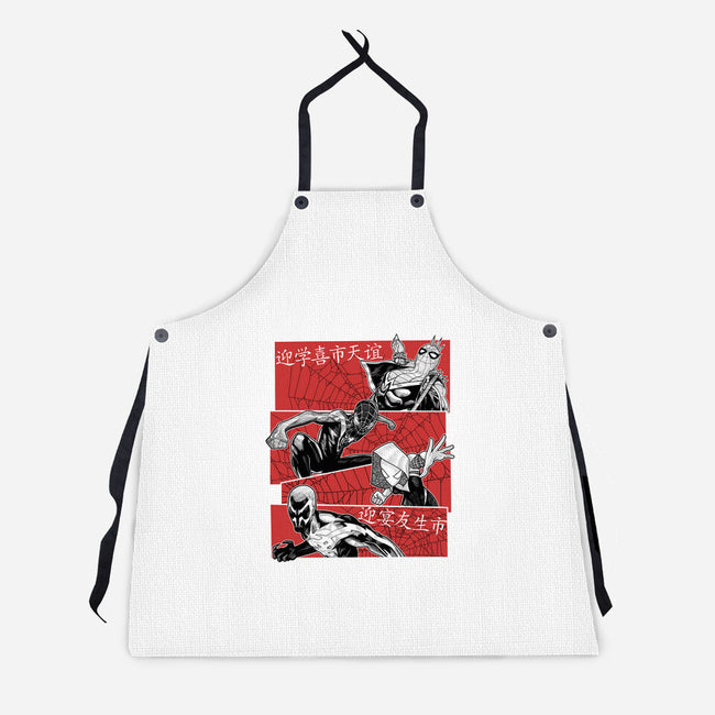 The Spider Squad-Unisex-Kitchen-Apron-Astrobot Invention