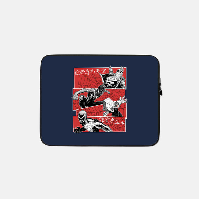 The Spider Squad-None-Zippered-Laptop Sleeve-Astrobot Invention