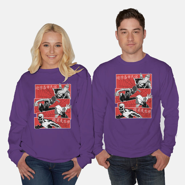 The Spider Squad-Unisex-Crew Neck-Sweatshirt-Astrobot Invention