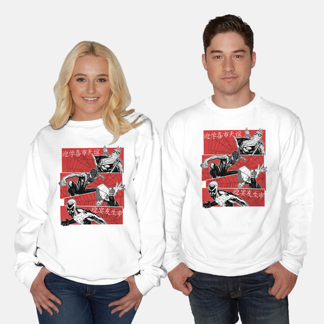 The Spider Squad-Unisex-Crew Neck-Sweatshirt-Astrobot Invention