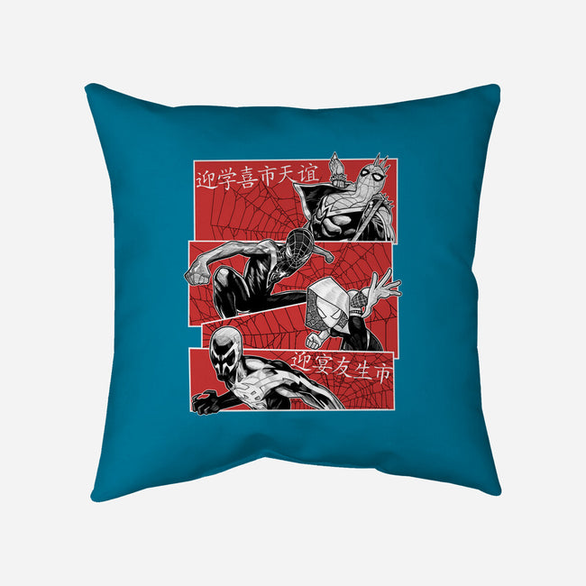 The Spider Squad-None-Non-Removable Cover w Insert-Throw Pillow-Astrobot Invention