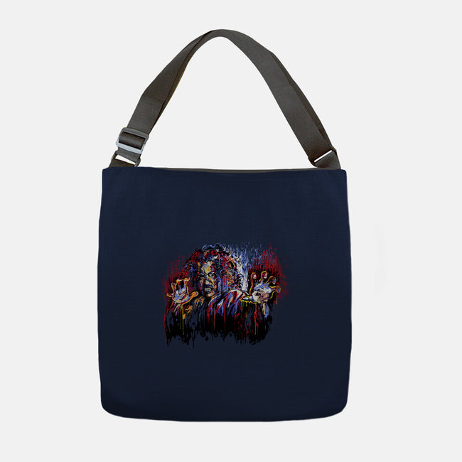 Sho Nuff Painting-None-Adjustable Tote-Bag-zascanauta