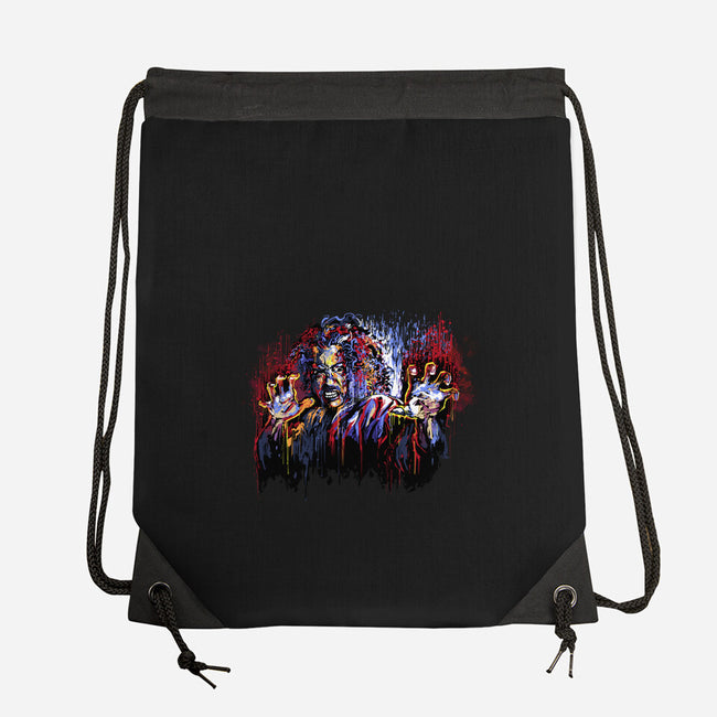 Sho Nuff Painting-None-Drawstring-Bag-zascanauta