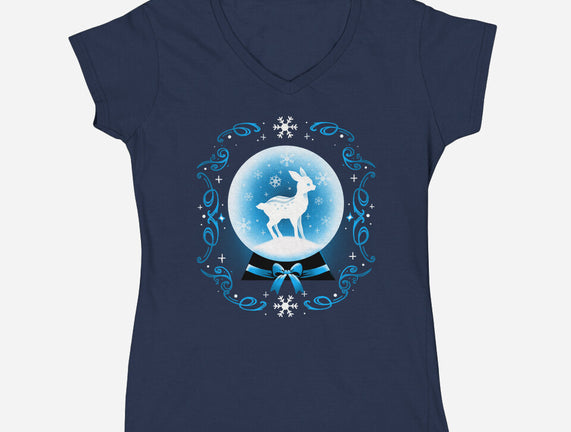 Snow Globe Deer