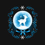 Snow Globe Deer-None-Fleece-Blanket-Vallina84