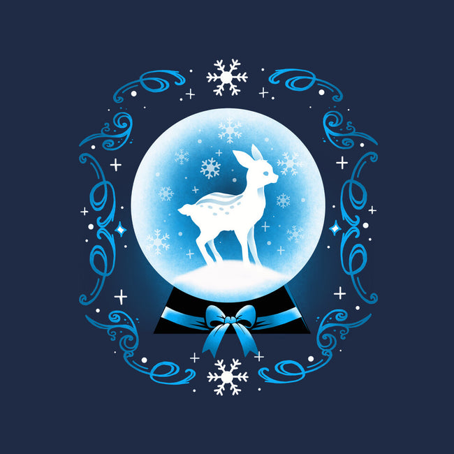 Snow Globe Deer-Unisex-Crew Neck-Sweatshirt-Vallina84