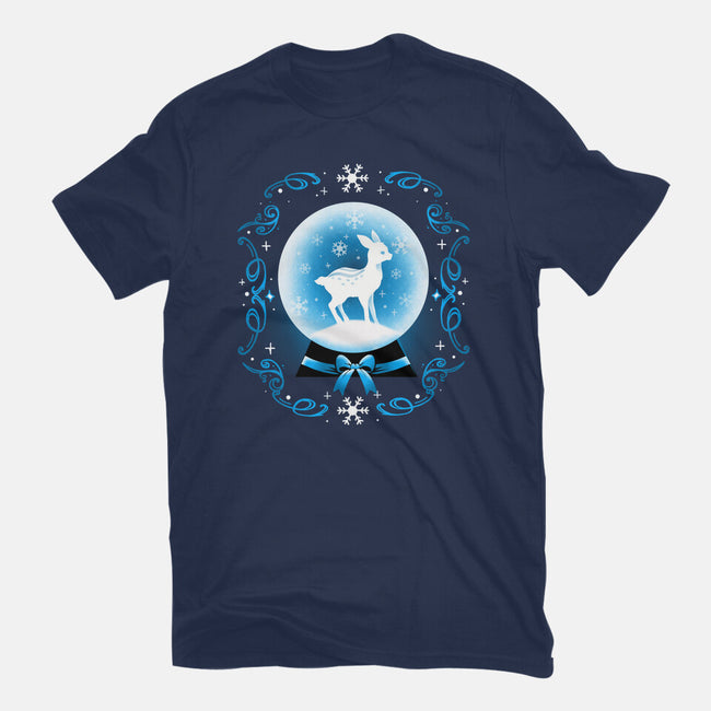 Snow Globe Deer-Mens-Premium-Tee-Vallina84