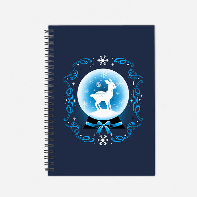 Snow Globe Deer-None-Dot Grid-Notebook-Vallina84