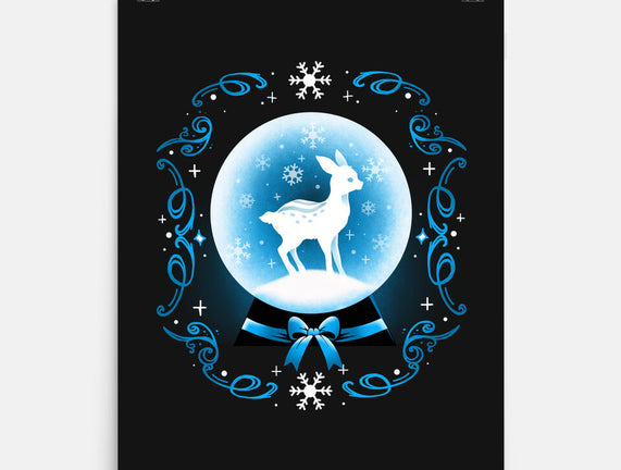 Snow Globe Deer