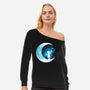 Temptation Moon-Womens-Off Shoulder-Sweatshirt-Vallina84