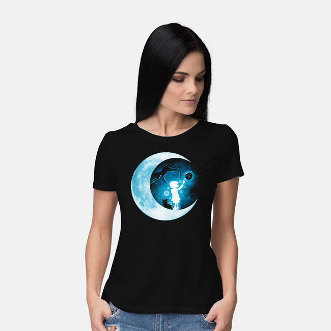 Temptation Moon-Womens-Basic-Tee-Vallina84