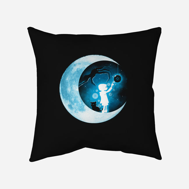 Temptation Moon-None-Non-Removable Cover w Insert-Throw Pillow-Vallina84