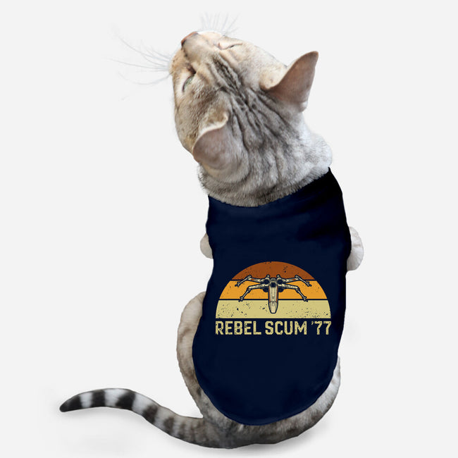 Vintage Scum 77-Cat-Basic-Pet Tank-retrodivision