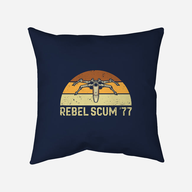 Vintage Scum 77-None-Non-Removable Cover w Insert-Throw Pillow-retrodivision