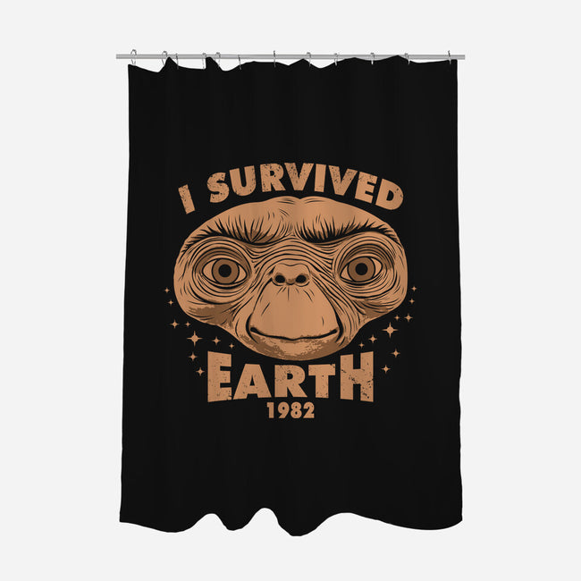 I Survived Earth-None-Polyester-Shower Curtain-Boggs Nicolas