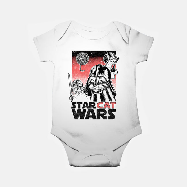 Star Cat Wars-Baby-Basic-Onesie-Umberto Vicente