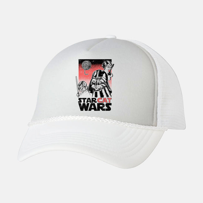 Star Cat Wars-Unisex-Trucker-Hat-Umberto Vicente