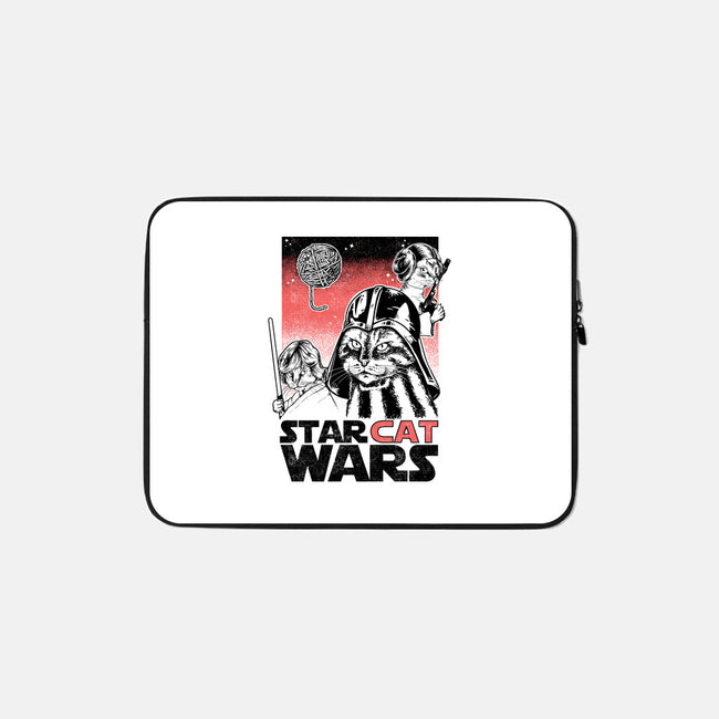 Star Cat Wars-None-Zippered-Laptop Sleeve-Umberto Vicente