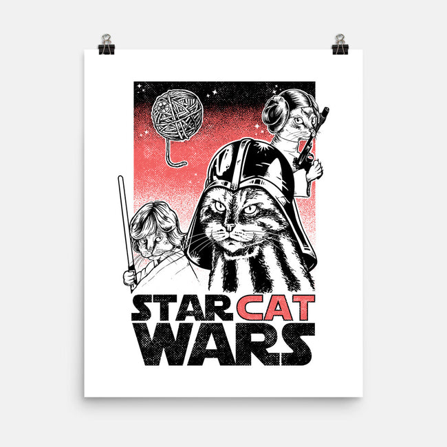Star Cat Wars-None-Matte-Poster-Umberto Vicente