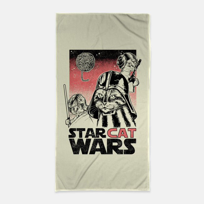 Star Cat Wars-None-Beach-Towel-Umberto Vicente