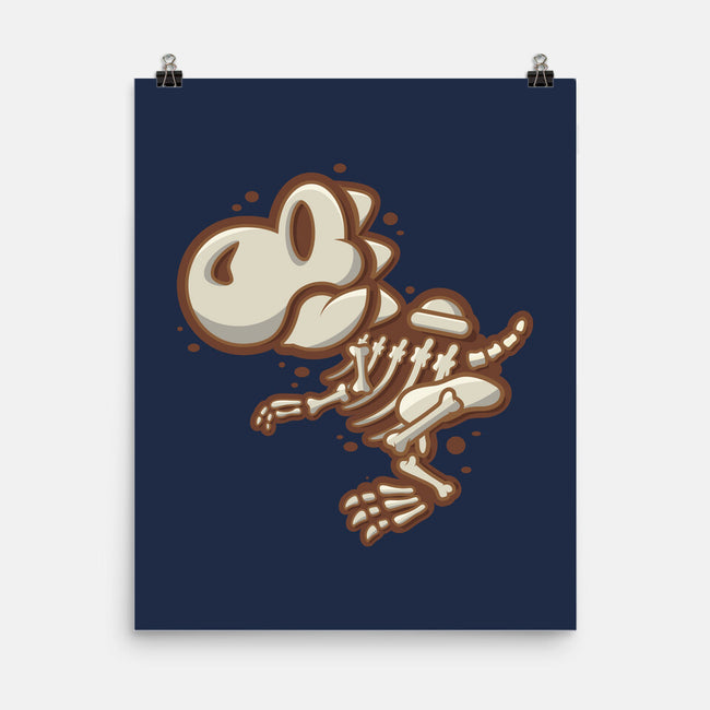 Super Dino Fossil-None-Matte-Poster-jrberger