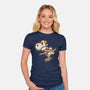 Super Dino Fossil-Womens-Fitted-Tee-jrberger