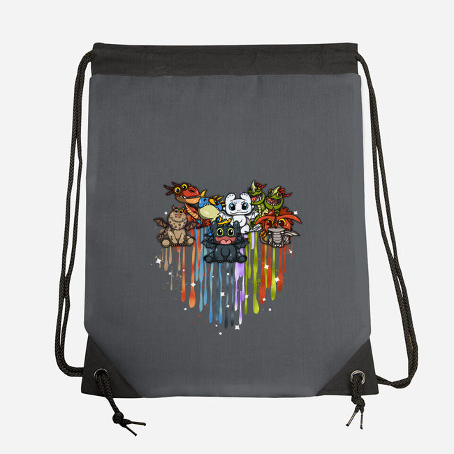 Love Of Dragons-None-Drawstring-Bag-JamesQJO