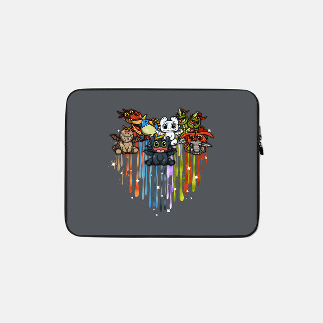 Love Of Dragons-None-Zippered-Laptop Sleeve-JamesQJO