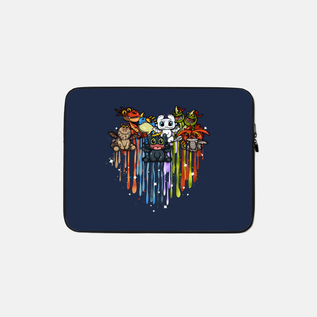 Love Of Dragons-None-Zippered-Laptop Sleeve-JamesQJO