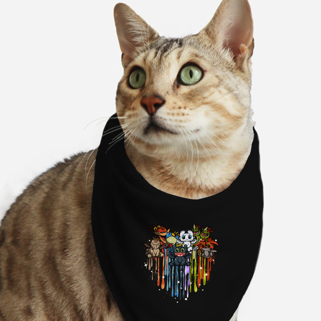 Love Of Dragons-Cat-Bandana-Pet Collar-JamesQJO