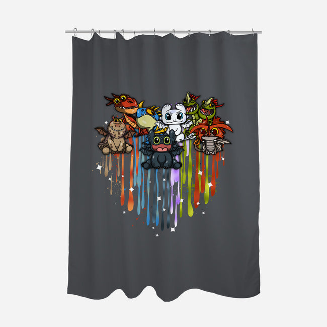 Love Of Dragons-None-Polyester-Shower Curtain-JamesQJO