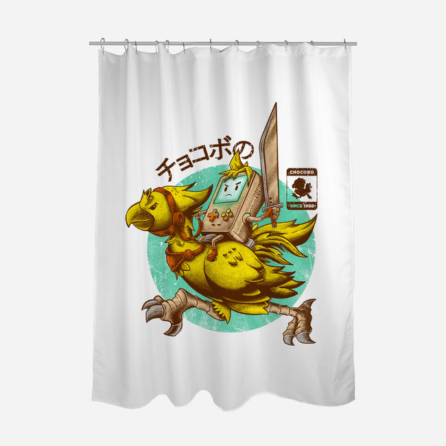 Chocobo Since 1988-None-Polyester-Shower Curtain-Mampurrio