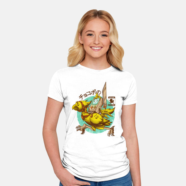 Chocobo Since 1988-Womens-Fitted-Tee-Mampurrio