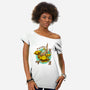 Chocobo Since 1988-Womens-Off Shoulder-Tee-Mampurrio