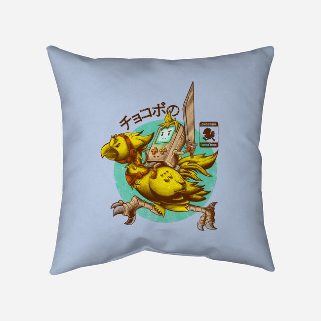 Chocobo Since 1988-None-Non-Removable Cover w Insert-Throw Pillow-Mampurrio