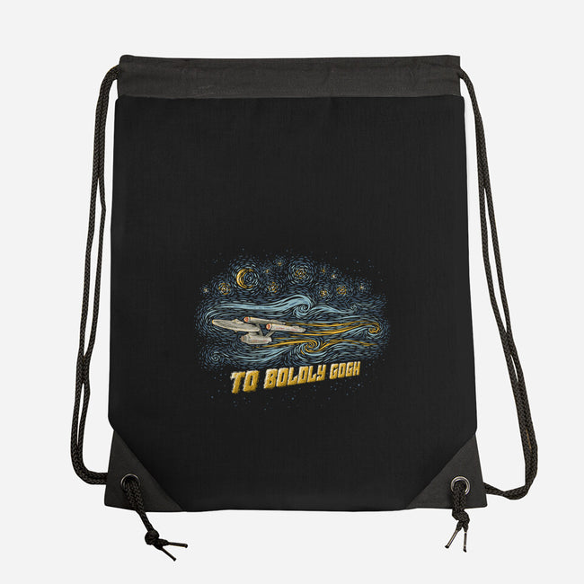 To Boldly Gogh-None-Drawstring-Bag-kg07