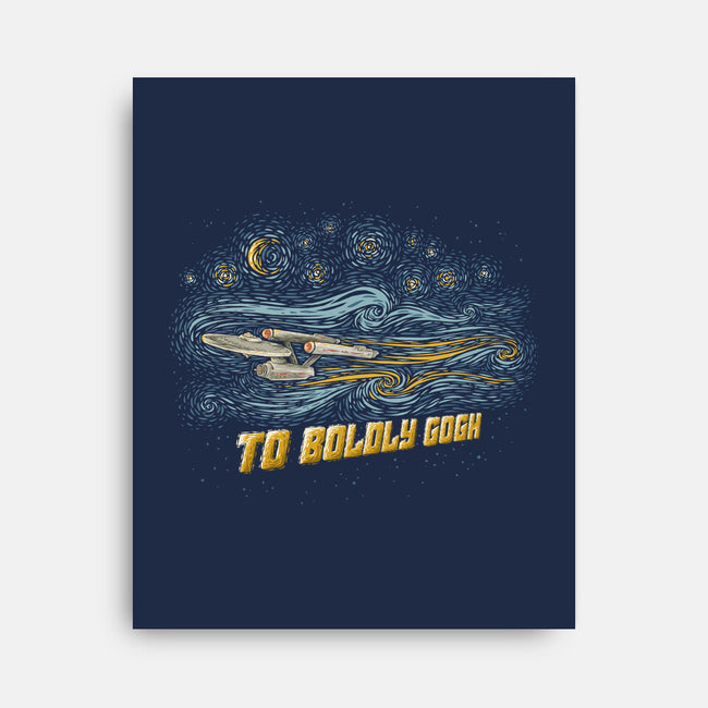 To Boldly Gogh-None-Stretched-Canvas-kg07