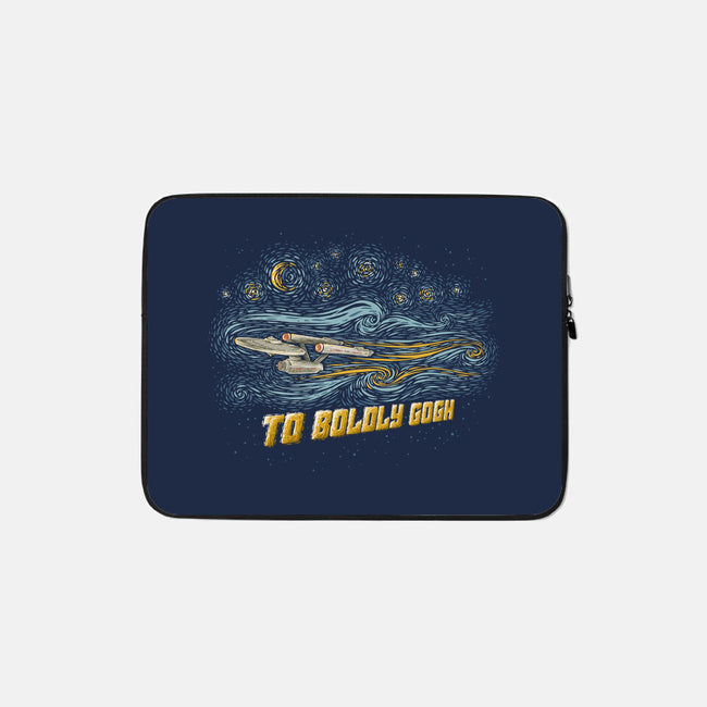 To Boldly Gogh-None-Zippered-Laptop Sleeve-kg07