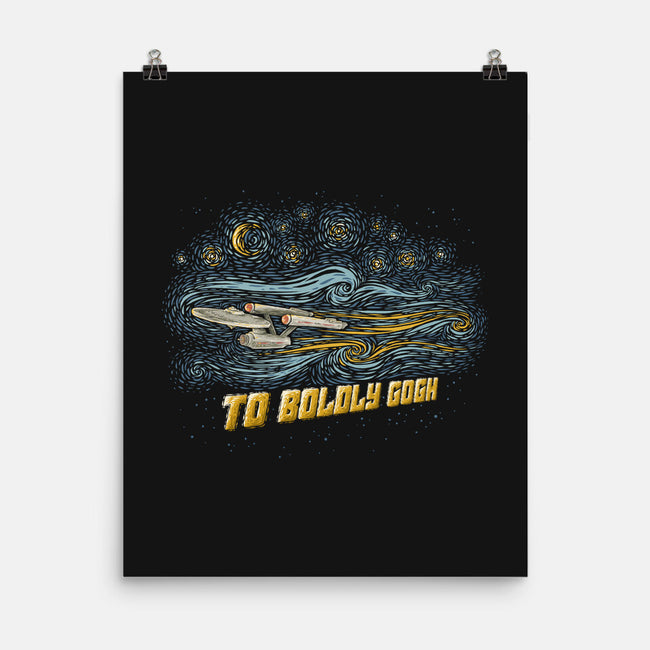 To Boldly Gogh-None-Matte-Poster-kg07
