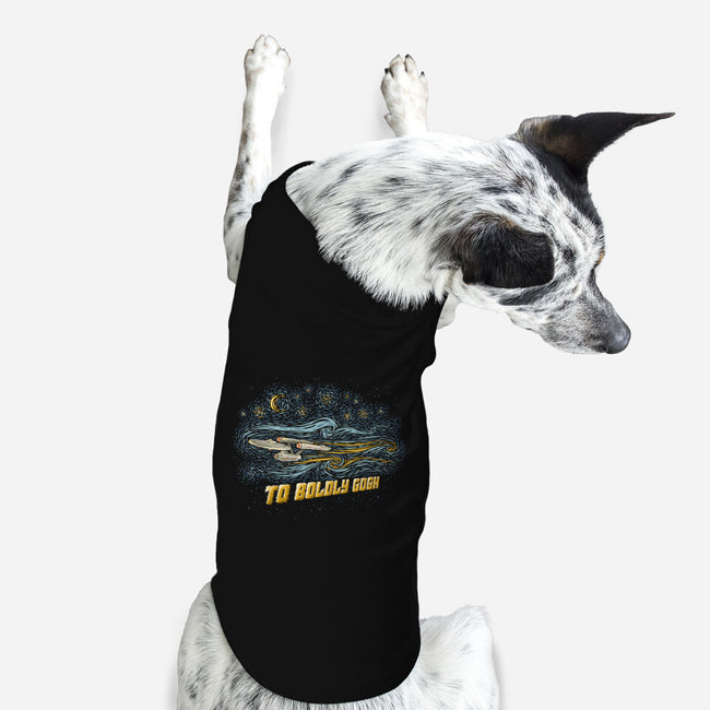 To Boldly Gogh-Dog-Basic-Pet Tank-kg07