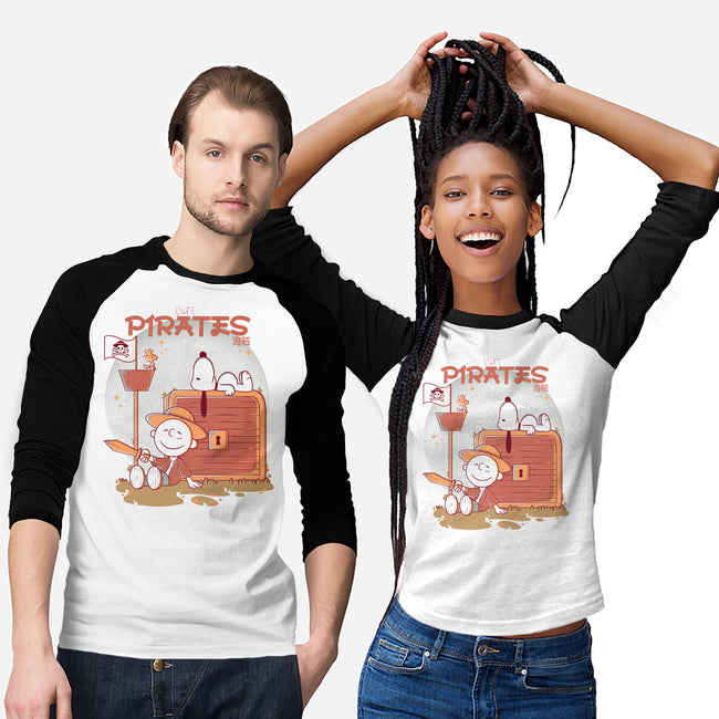 Cute Pirates-Unisex-Baseball-Tee-Eoli Studio