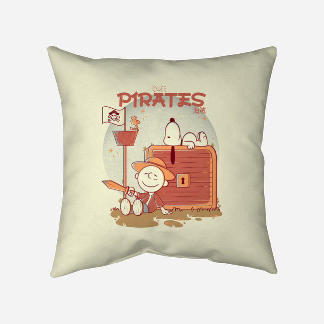 Cute Pirates-None-Removable Cover-Throw Pillow-Eoli Studio
